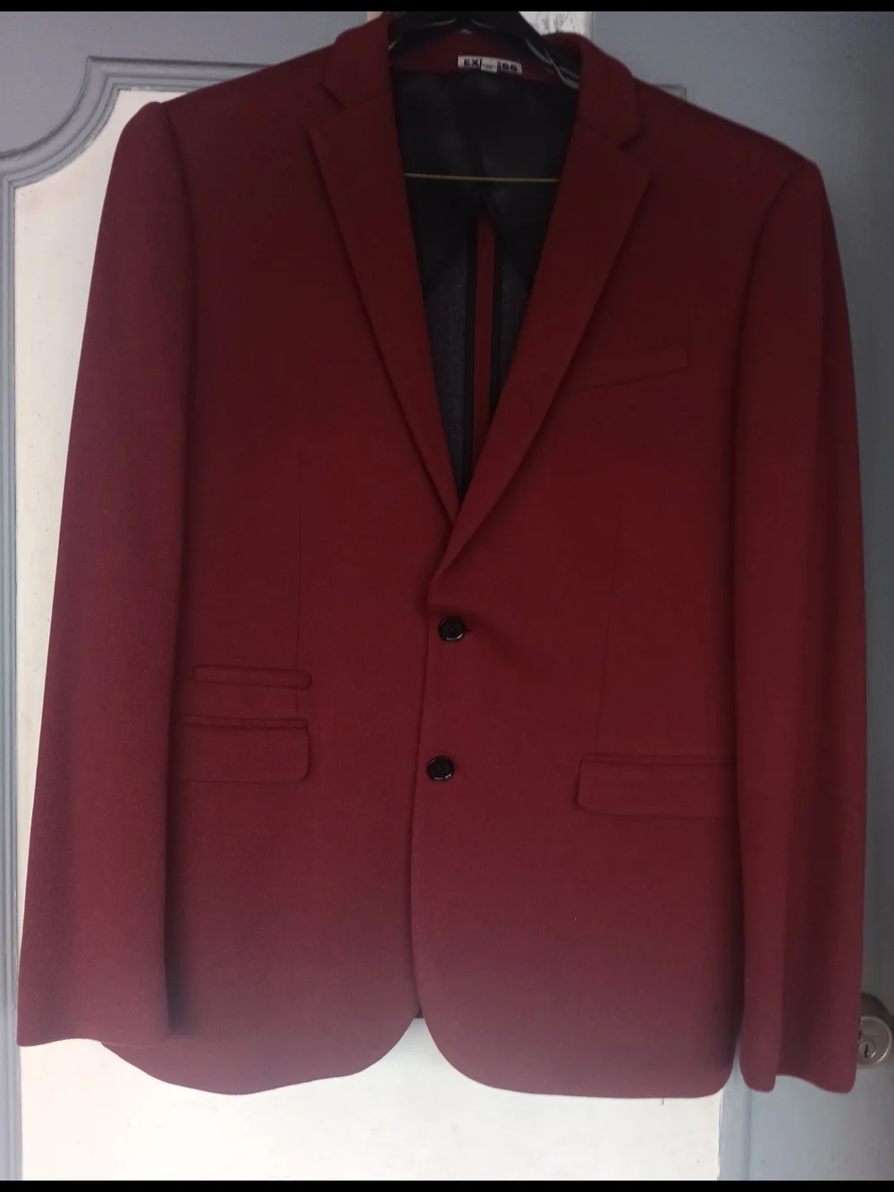 Express Men's Dark Burgundy Two-Button Blazer.slim Fit. Exelent Condition.